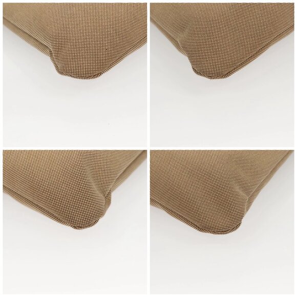 PRADA Shoulder Bag Canvas Brown Gold Auth - Picture 16 of 16